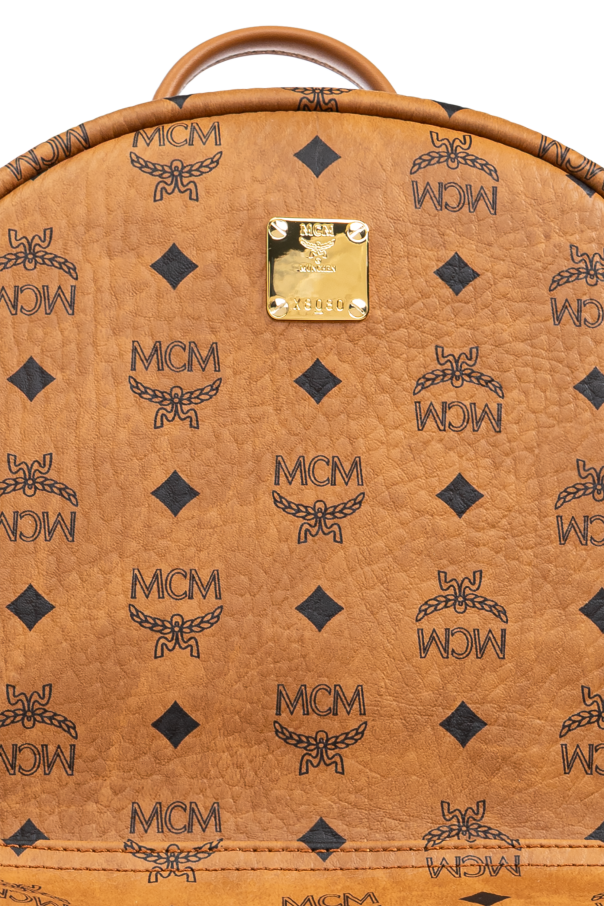 Brown Backpack with logo MCM - Vitkac Italy